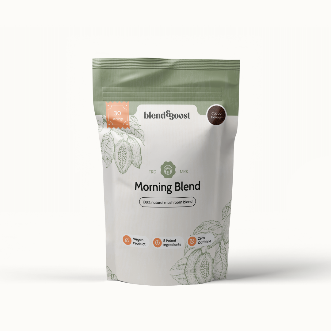 Morning: Paddenstoelen & Superfood Blend